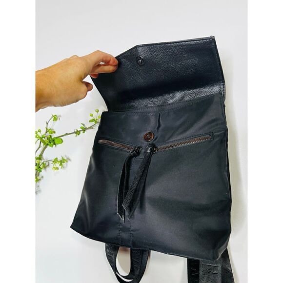 Botkier Black Backpack Style Bag Purse - Picture 4 of 9